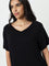 Wunderlove Solid Black Supersoft T-Shirt