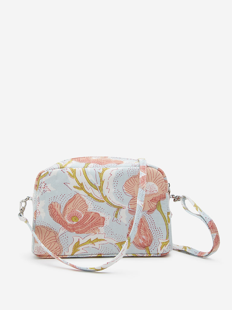 Westside Accessories Multicolour Floral Printed Crossbody Bag