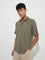 ETA Sage Self-Striped Knitted Relaxed-Fit Polo T-Shirt