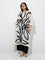 Diza Off-White Abstract Patterned A-Line Kurta