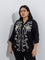 Gia Black Embroidered Shirt