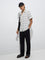 ETA White Checks Detailed Relaxed-Fit Cotton Shirt