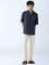 ETA Navy Stripe Detailed Relaxed-Fit Cotton Shirt
