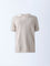 ETA Beige Knit-Textured Relaxed-Fit Polo T-Shirt