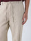 ETA Beige Relaxed-Fit Mid-Rise Cotton-Blend Chinos