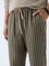 ETA Olive Relaxed-Fit Mid-Rise Cotton-Blend Trousers
