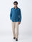 Ascot Teal Solid Relaxed-Fit Linen Shirt