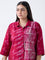 Diza Magenta Abstract Pattern Tunic
