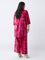 Diza Magenta Abstract Pattern Tunic