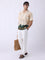 ETA Beige Floral Printed Relaxed-Fit Cotton Shirt