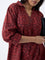 Diza Red Printed Tunic