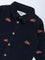 HOP Baby Navy Embroidered Corduroy Shirt