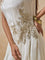 Embroidered White Long Dress