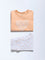 HOP Baby Peach Heart Printed Cotton T-Shirt and Pants Set - Exclusive