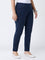Gia Navy Solid High-Rise Jeggings