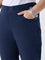 Gia Navy Solid High-Rise Jeggings