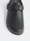 SOLEPLAY Black Perforated Clog Sandals
