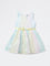 HOP Kids Girls Multicolour Bow-Detailed Mesh Dress