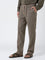 ETA Olive Striped Relaxed-Fit Mid-Rise Cotton-Blend Chinos