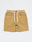 HOP Kids Boys Mustard Mid-Rise Denim Shorts