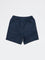 HOP Kids Boys Navy Solid Cotton-Blend Shorts