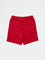 HOP Kids Boys Red Mid-Rise Cotton-Blend Shorts