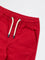HOP Kids Boys Red Mid-Rise Cotton-Blend Shorts