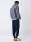 ETA Navy Relaxed-Fit Mid-Rise Cotton-Blend Joggers