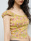 Bombay Paisley Yellow Floral Cotton Top