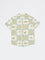 HOP Kids Boys Off-White Printed Cotton Shirt