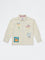 HOP Kids Boys Off-White Waffle-Textured Cotton Shirt