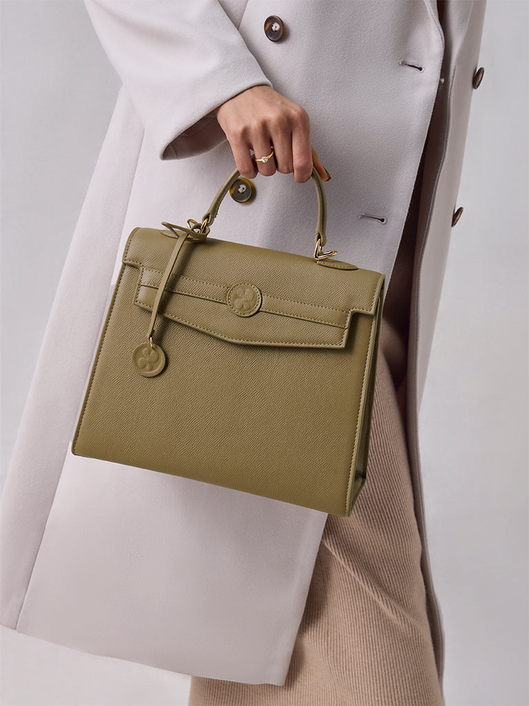 Beatrice Finest Leather Top Handle Bag