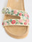 LUNA BLU Multicolour Floral Embroidered Sandals