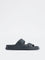 SOLEPLAY Grey Buckle-Detailed Slides
