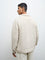 ETA Taupe Textured Relaxed-Fit Cotton-Blend Jacket