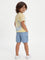 HOP Kids Boys Yellow Tie-Dye Pattern Cotton T-Shirt