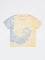 HOP Kids Boys Yellow Tie-Dye Pattern Cotton T-Shirt