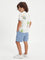 HOP Kids Boys Off White Tropical Printed Shirt