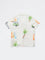 HOP Kids Boys Off White Tropical Printed Shirt