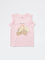 HOP Kids Girls Pink Bow-Detailed Cotton Top