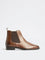 SOLEPLAY Brown Faux Leather Chelsea Boots