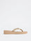LUNA BLU Taupe Braided Comfort Flip-Flops