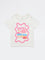HOP Kids Girls White Summer-Inspired Cotton T-Shirt