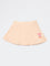 HOP Kids Girls Peach Printed High-Rise Cotton Skirt