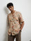 ETA Beige Printed Relaxed Fit Shirt