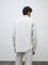 ETA Off-White Solid Relaxed-Fit Cotton-Blend Shirt