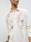 ETA Off-White Embroidered Relaxed-Fit Cotton Shirt