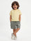 HOP Kids Boys Yellow Embroidered Cotton T-Shirt