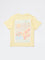 HOP Kids Boys Yellow Embroidered Cotton T-Shirt
