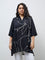 Diza Black Anar Printed Tunic